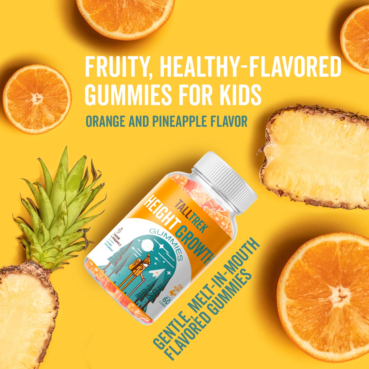 TallTrek Height Growth Supplement Gummies