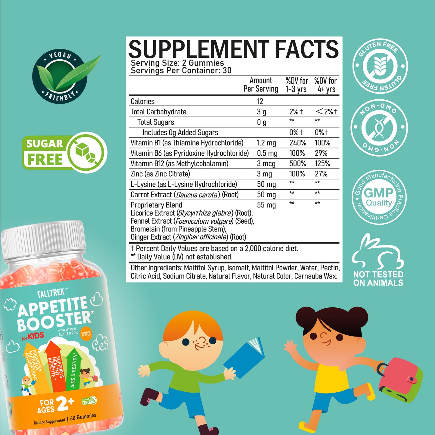 TallTrek Appetite Booster Gummies for Kids