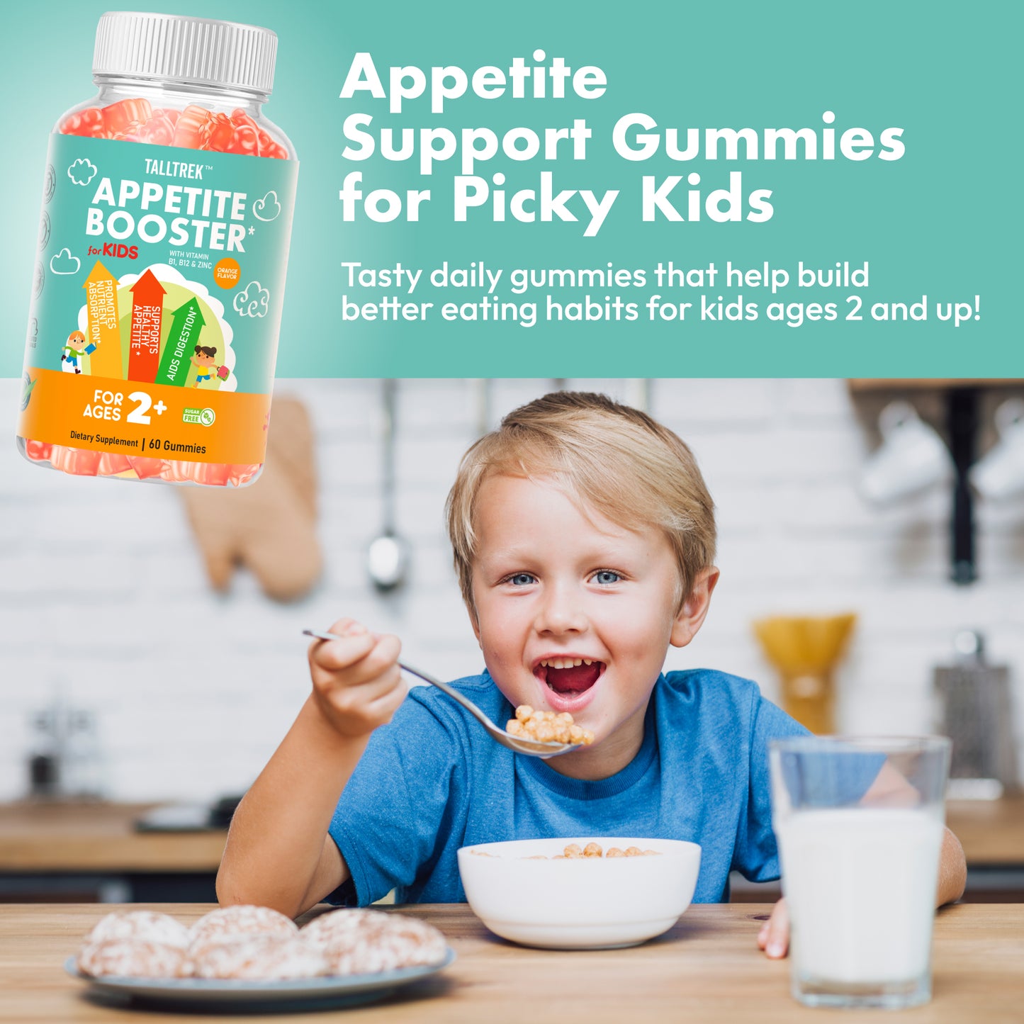 TallTrek Appetite Booster Gummies for Kids