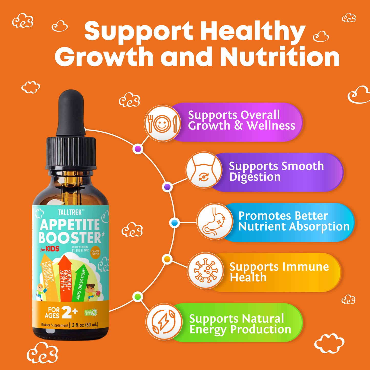 TallTrek Appetite Booster Drops for Kids
