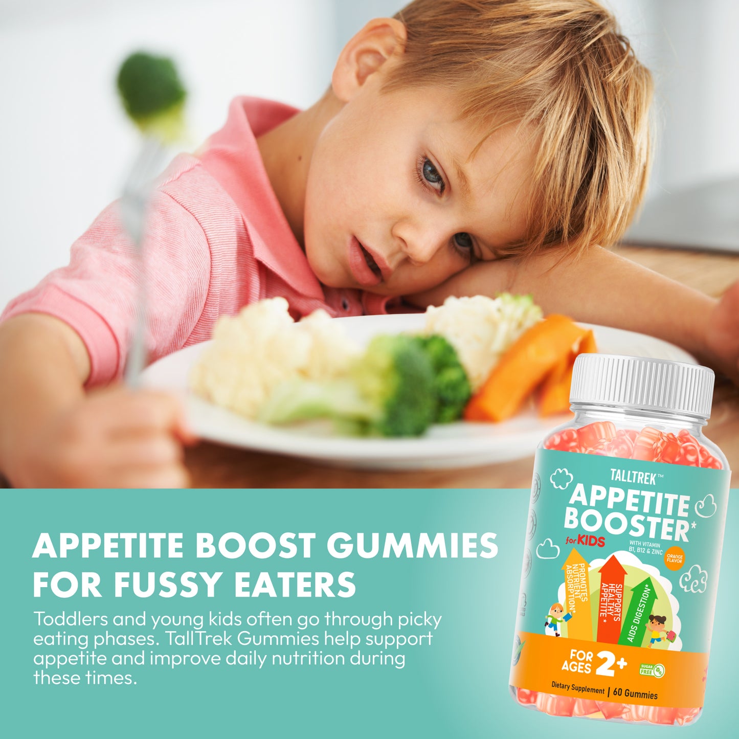 TallTrek Appetite Booster Gummies for Kids